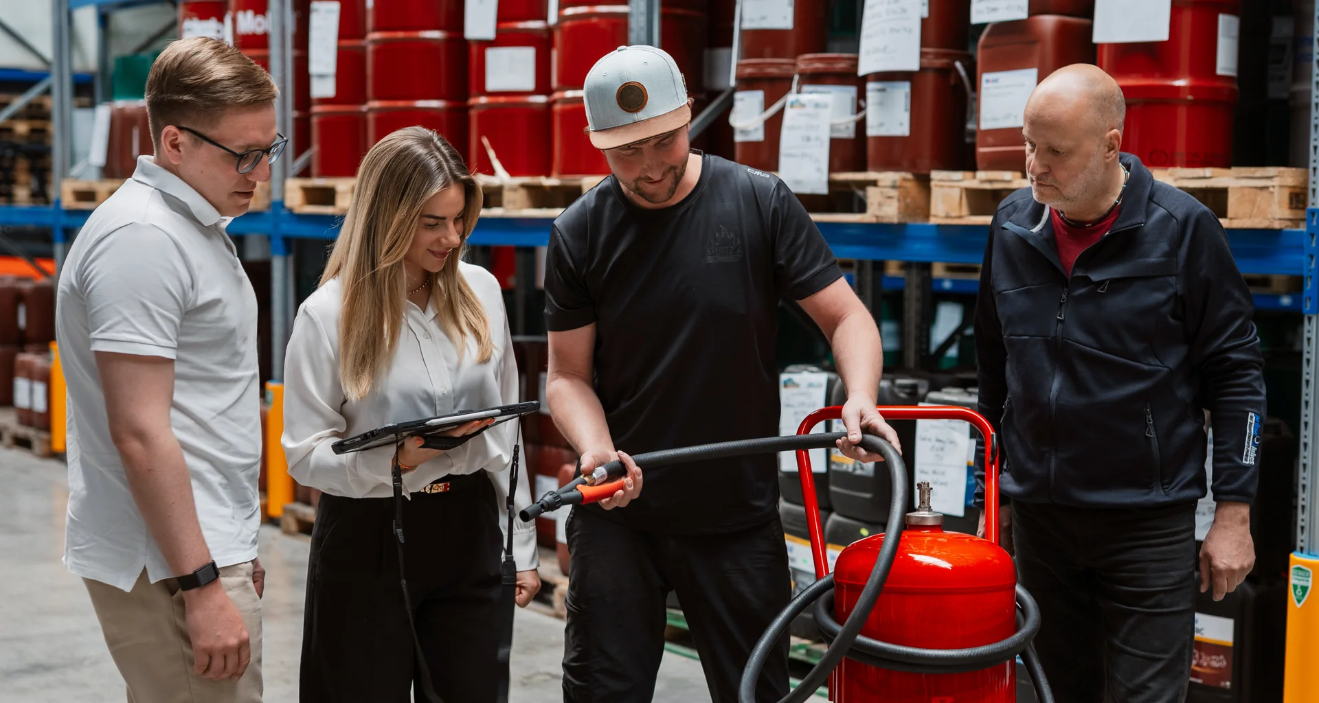 Team Steiner Brandschutztechnik im Einsatz